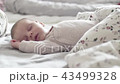 cute little sleeping baby 43499328