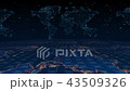 Digital World News Map Background 43509326
