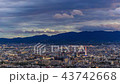 京都市視圖timelapse日落視圖 43742668