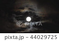 Night full moon and clouds. 44029725