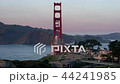 Golden Gate Bridge on sunset sky background in San Francisco 44241985