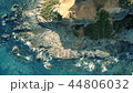 海浪與海岸相撞 44806032
