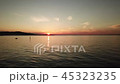 海岸 夕暮れ ドローン空撮 海岸 夕暮れ ドローン空撮 45323235