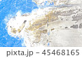 海浪與海岸相撞 45468165