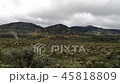 Windy and cloudy day in Purace paramo, Colombia 45818809