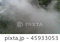 【空撮】森林の濃霧後進 45933053
