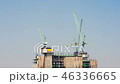 Time lapse the construction industrial crane  46336665