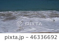 Close up beautiful sea wave on tropical sand beach 46336692