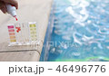 PH Test Kit on swim pool river water inspector 46496776