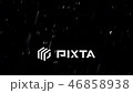 Rain Drops Falling Alpha channel. Heavy rain 46858938