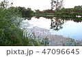 Panoramic view of the lake just before sunset 47096645