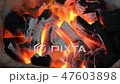 burning charcoal 47603898