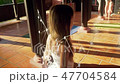 Little beautiful long-haired girl in a fairy 47704584