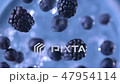 Blackberries and Blueberries. Slow motion. 47954114