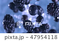 Blackberries and Blueberries. Slow motion. 47954118