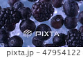 Blackberries and Blueberries. Slow motion. 47954122