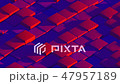Boxes geometry. Cubes moving up and down. Loop ready 3D animation cubes. 47957189