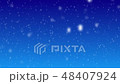 夜空に降る雪01 48407924