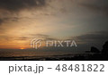 Izu Oshima and the sunrise 48481822
