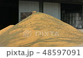 Pile of rice paddy 48597091