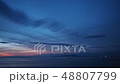 The sunrise of Izu Oshima 48807799