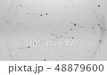 simple grey background with rotating plexus 48879600