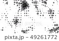 Animated gray color bubbles on white background 49261772