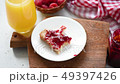 Stop Motion animation eating toast with jam 49397426