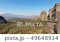 View to valley of Thessaly and Kalambaka city. 49648914