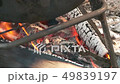 tourist pot on the fire in the summer 49839197