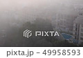 Thick fog coming in from Africa over Costa del Sol, becomes very dark 49958593