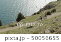 Young couple by mountain bicycles 50056655