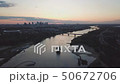 Aerial view of the center of Warsaw - zoom out 50672706