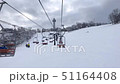スキー場　リフト　タイムラプス 51164408