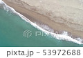 波打ち際 俯瞰 ドローン空撮 波打ち際 俯瞰 ドローン空撮 53972688