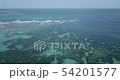 Flying over the Indian ocean on the Swahili coast. 54201577