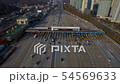 Gyeongbu Expressway Seoul View of the toll gate 54569633