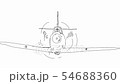 World War 2 Fighter Plane Flying Drawing 2D Animat 54688360