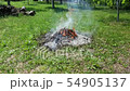 Smoke and fire from during Burning of garden waste 54905137