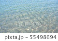 Wave of the sea on the sand beach. 55498694