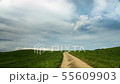 Grassland, road and cloud flow at Seosan ranch, Chungnam 4K Time Lapse 55609903
