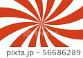 Red and white sunburst radial background pattern a 56686289