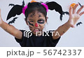 Children with a painted face in halloween 56742337