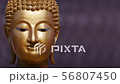 Golden Buddha statue close up ,Panning 56807450