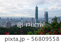 Panorama view time lapse of Taipei, Taiwan 56809558