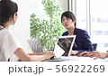 ミーテイングしている男女 56922269