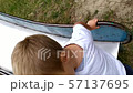 the boy slides downhill an unusual angle 57137695