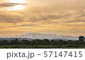 蔵王の夕日 57147415