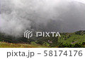 Cloud movement in rain Mountain ranges in cloudy  58174176
