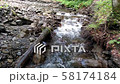Mountain river flowing water near the green  58174184
